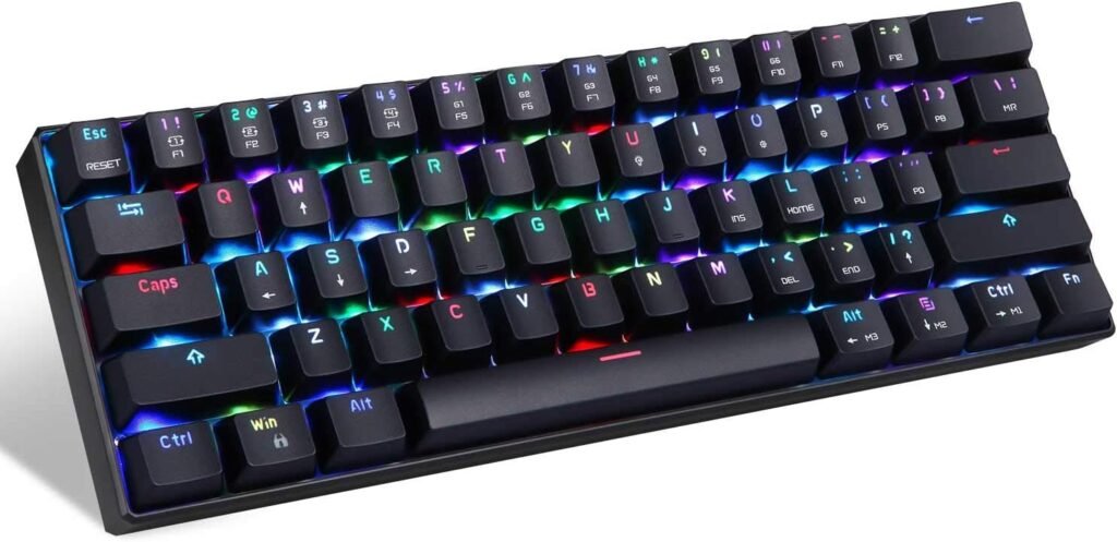 افضل كيبورد قيمنق Motospeed SK62 RGB Mechanical Game Keyboard